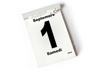 1. Septembre 2018