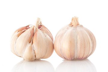 Garlic bulb isolated on white  background