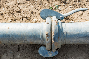 coupling of a irrigation system