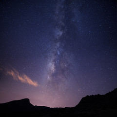 Fototapeta premium Teneriffa, Stars, Teide, Lava Formations