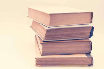 Stack of old books