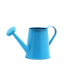 Blue watering can isolated on a white background. © nata777_7