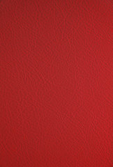 Red leather background