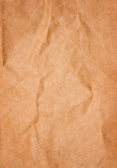 Crumpled paper for background usage