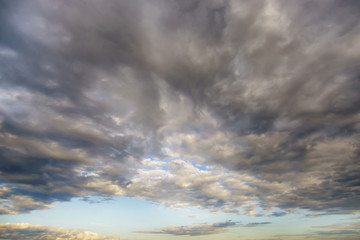 Fototapeta premium Dramatic dark sky with stormy clouds background