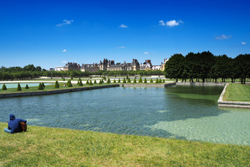 Fototapeta na wymiar Schloss Fontainebleau