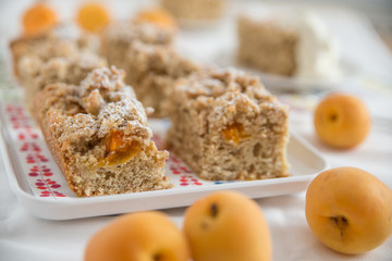 Aprikosen Streusel Kuchen