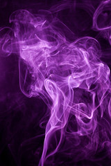 Toxic purple smoke.