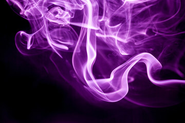 Obraz premium Toxic purple smoke.