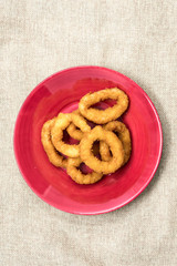 Fast food Homemade Crunchy Fried onion rings