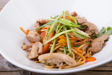 Asian wok noodles