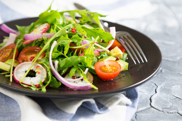 A fresh vegetable salad

