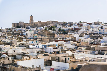 The old city of Sousse. City slums. Tunisia. Summer 2015