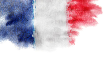 Fototapeta premium Grunge of France flag