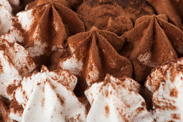 Background texture of swirling ice cream