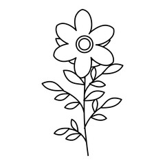 naturals flowers tattoos icon vector illustration design graphic