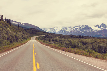 Road in Alaska