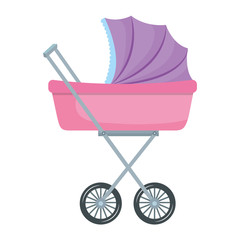 Fototapeta na wymiar Baby car small icon vector illustration design graphic