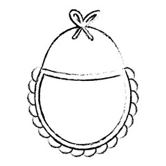 beautiful accessories babys icon vector illustration design draw 