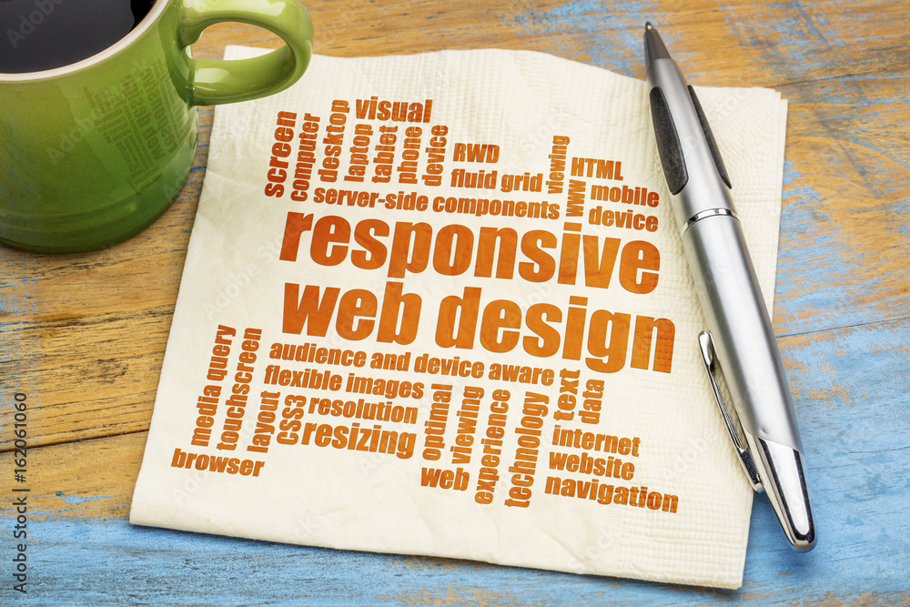 Canvas Prints responsive web design concept