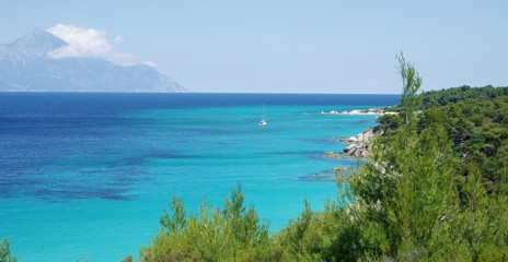 Griechische Küste, Chalkidiki, Meer