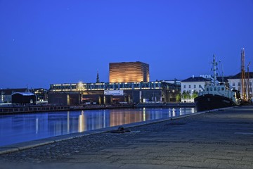 Fototapeta premium copenhaga a noite