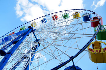 Big big wheel in city park
