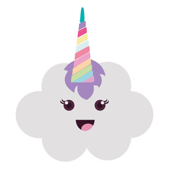 Cloud sky baby icon vector illustration design graphic