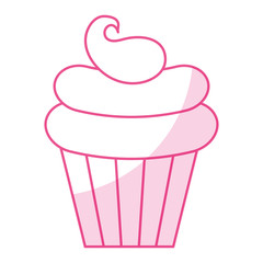 Sweet cream children icon vector illustration design shadow 