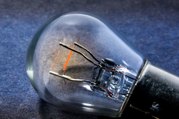 Glowing Automotive Light Bulb