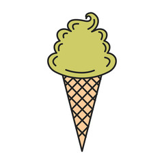 Sweet cream children icon vector illustration design graphic