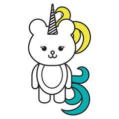 Stuffed animal monkey icon vector illsutration design graphic