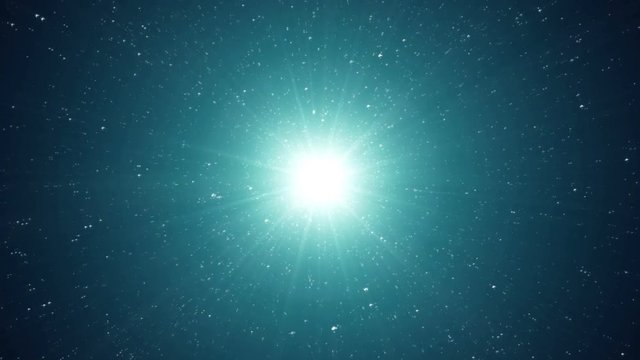 Dust particle explosion, Light ray effect. UHD 4k 3840x2160.

