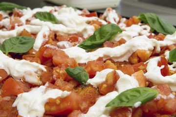 pizza pomodoro e basilico