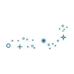 ornament burst of stars icon over white background vector illustration