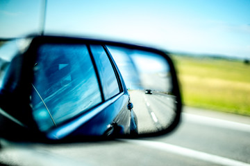 Car Mirror reflection 