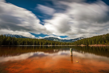 The Beach at Lost Lake, Whistler, has become increasingly orange over the past few years, It must...