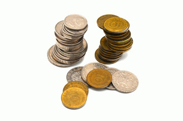 Münzen durcheinander