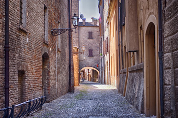 Medieval City of Ferrara in HDR, Italy - Emilia Romagna