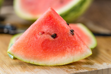 Portion of Fresh Watermelon (selective focus)