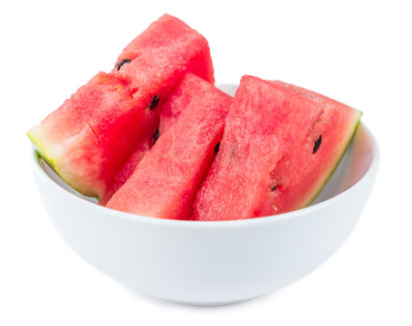 Fresh Watermelon (isolated on white)