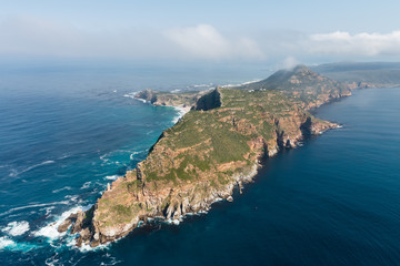 Naklejka premium Cape Point and Cape of good hope (South Africa)