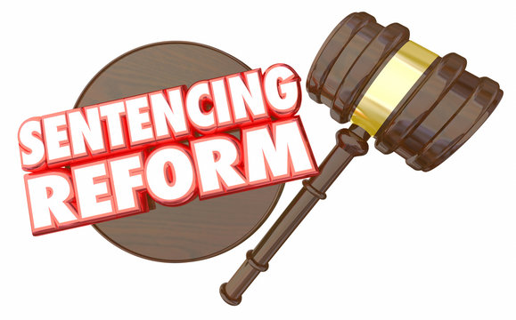 Sentencing Reform Judge Justice Fair Gavel 3d Illustration