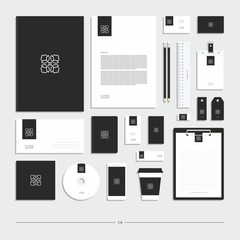 Corporate identity, stationery set.