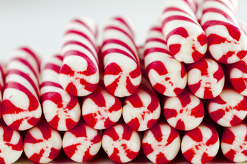 Christmas Candy Canes and Peppermint Sticks