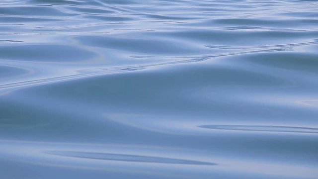 water waves on the surface sea