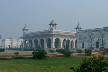 Poster View of Diwan i Khas in Red Fort, Delhi, India © smoke666