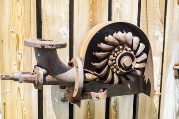 Antike Wasserturbine