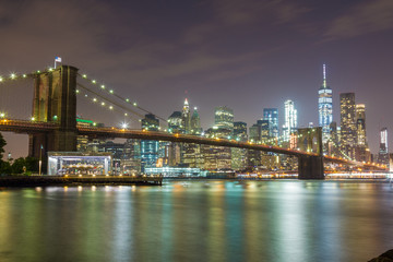 Fototapeta na wymiar The Brooklyn Bridge