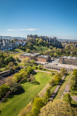 Fototapeta na wymiar Nice view of Edinburgh Scotland